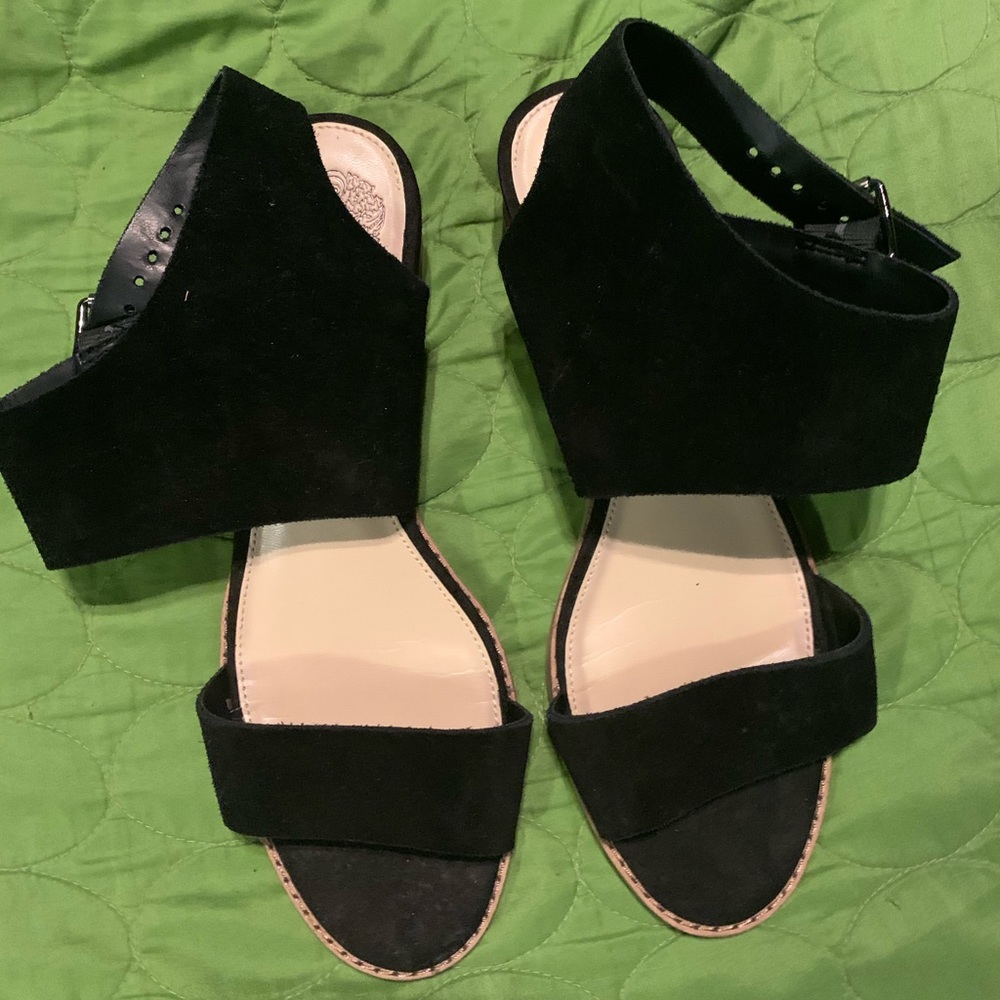 Vince Camuto black heeled sandals size 9